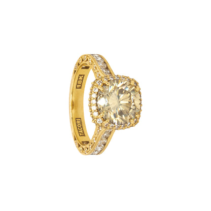 Tacori 18k Yellow Gold 2.36ct Round Brilliant Diamond Engagement Ring