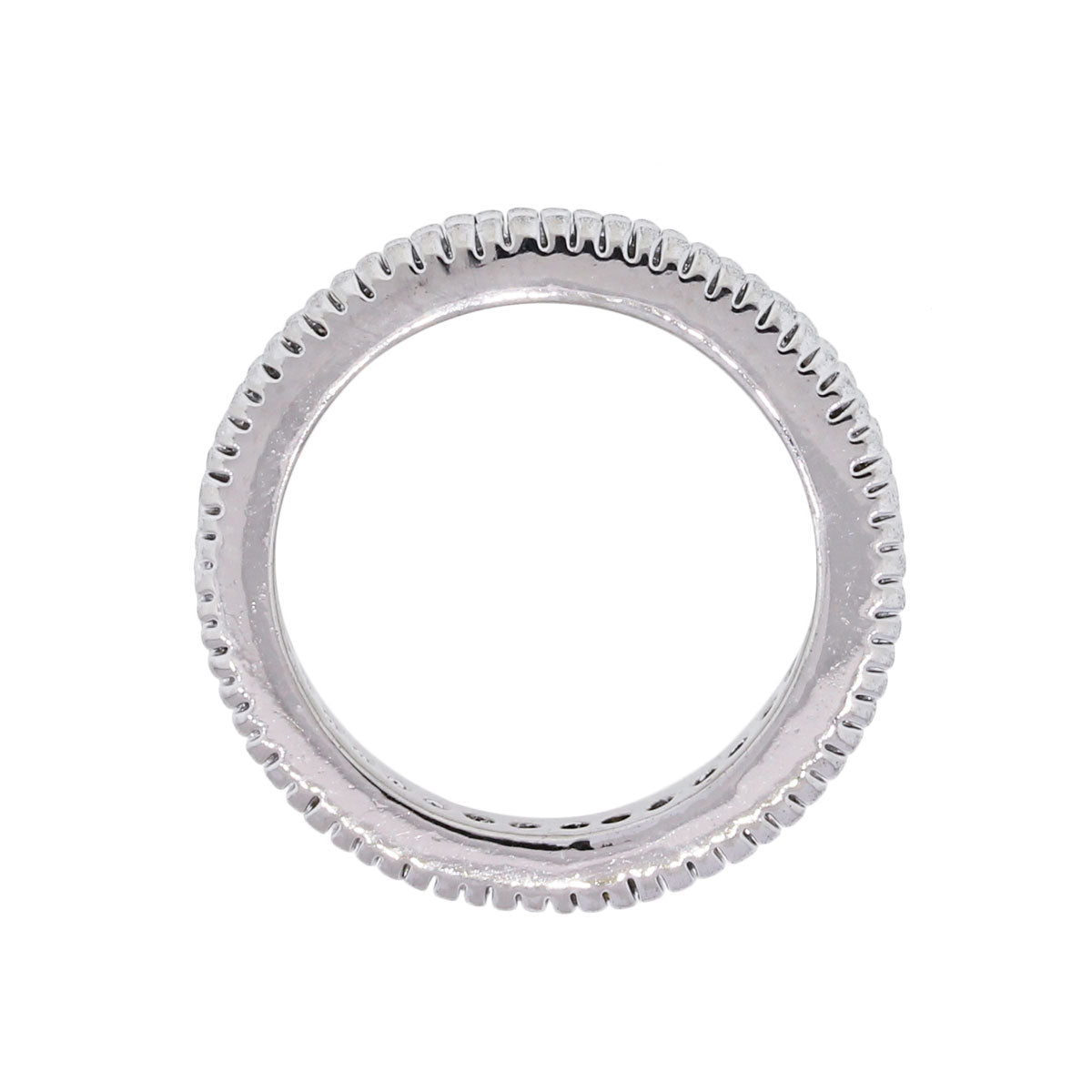 14k White Gold 0.70ctw Round Brilliant Diamond Eternity Band