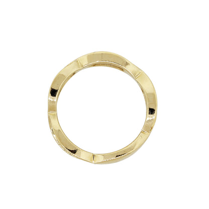 Diamond Scalloped Wedding Band