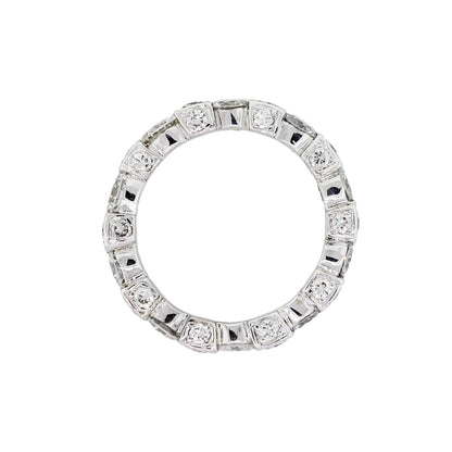 18k White Gold 1.75ctw Diamond Eternity Band