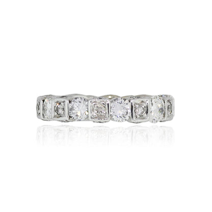 18k White Gold 1.75ctw Diamond Eternity Band