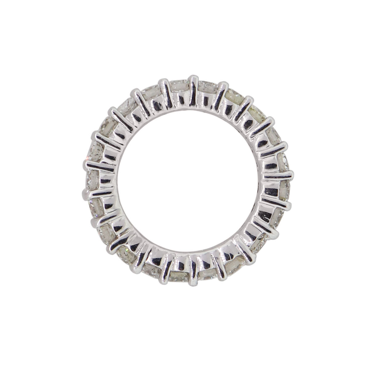 14k White Gold 2.25ctw Round Brilliant Diamond Eternity Band