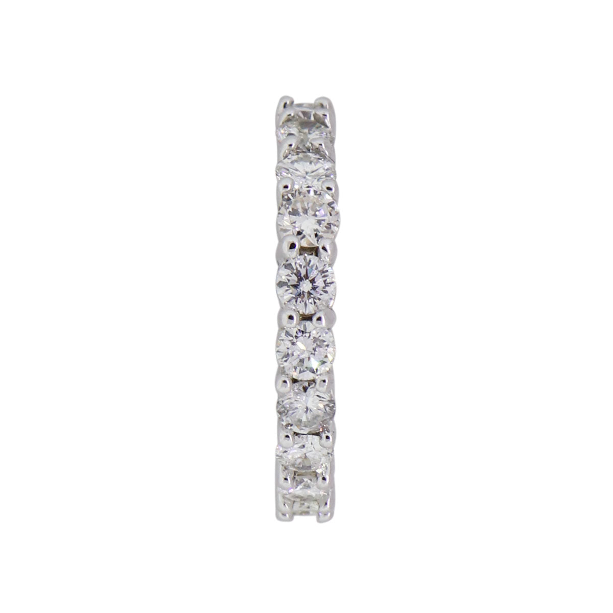 14k White Gold 2.25ctw Round Brilliant Diamond Eternity Band