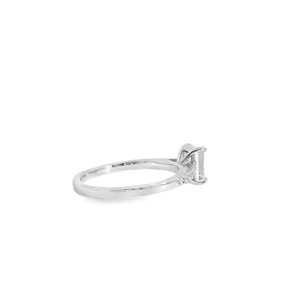 18k White Gold GIA Certified 1.03ct Diamond Engagement Ring