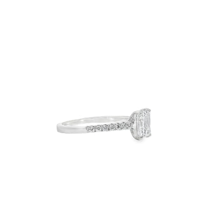 18k White Gold GIA Certified 1.03ct Diamond Engagement Ring