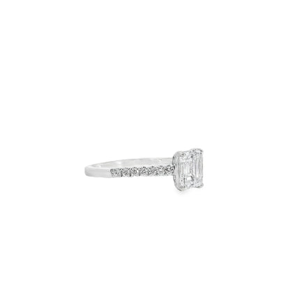 18k White Gold GIA Certified 1.03ct Diamond Engagement Ring