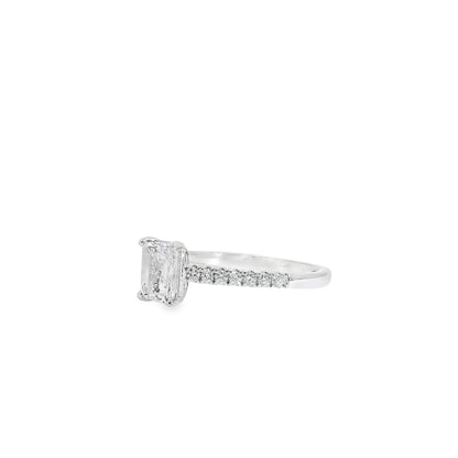 18k White Gold GIA Certified 1.03ct Diamond Engagement Ring