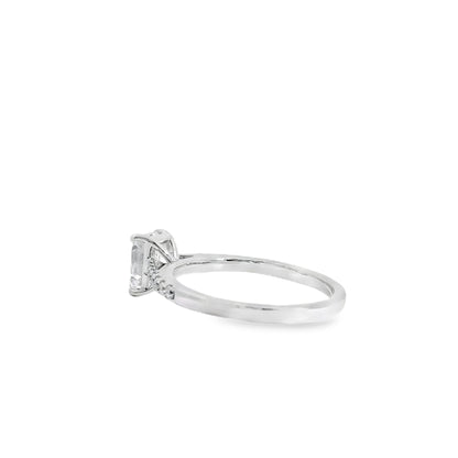 18k White Gold GIA Certified 1.03ct Diamond Engagement Ring