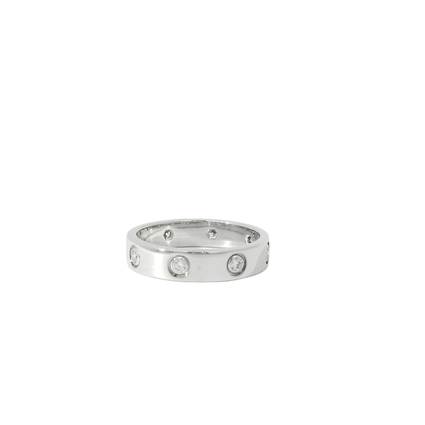Cartier 18k White Gold Diamond Love Ring