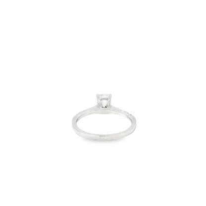 18k White Gold GIA Certified 1.00ct Radiant Cut Diamond Engagement Ring