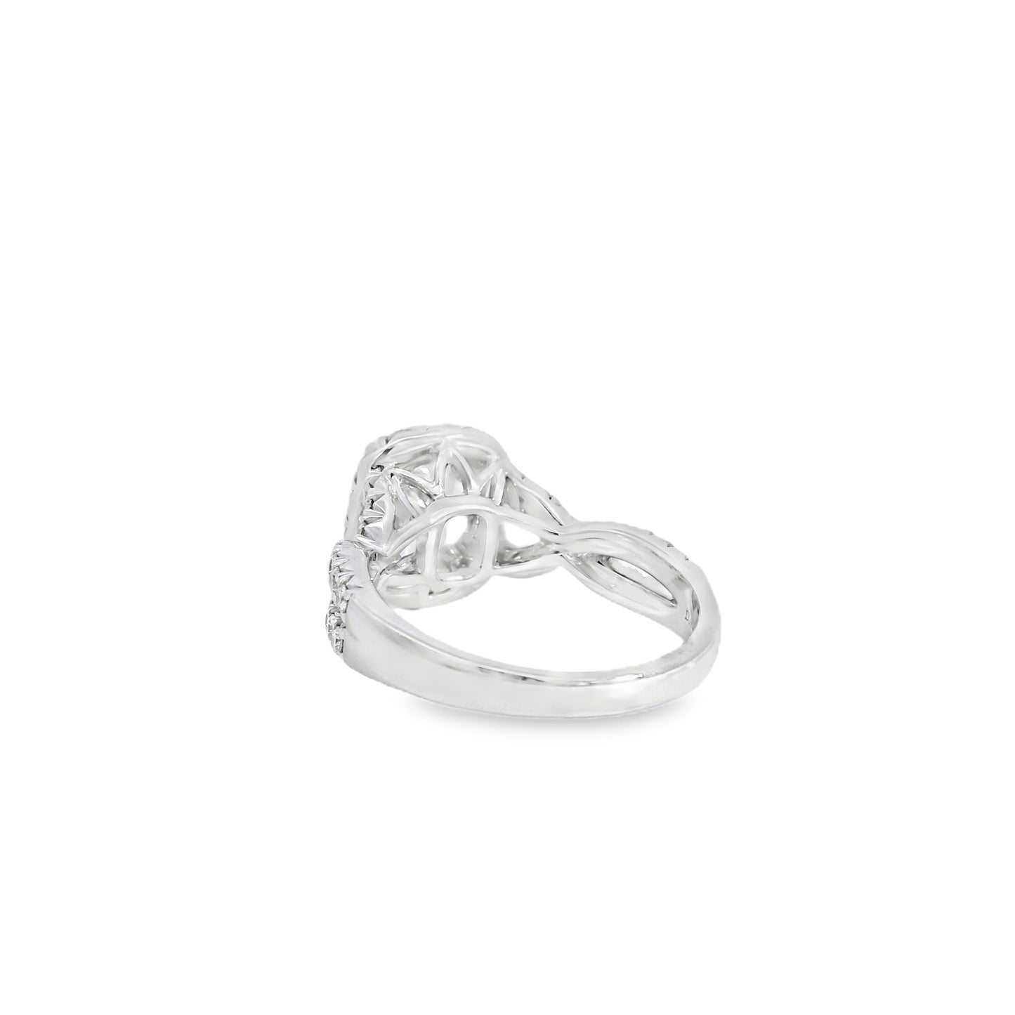 18k White Gold GIA Certified 1.01ct Diamond Engagement Ring