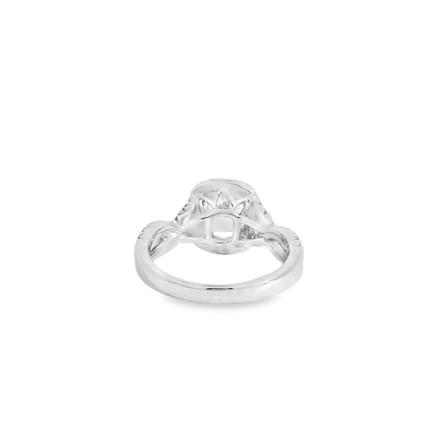 18k White Gold GIA Certified 1.01ct Diamond Engagement Ring