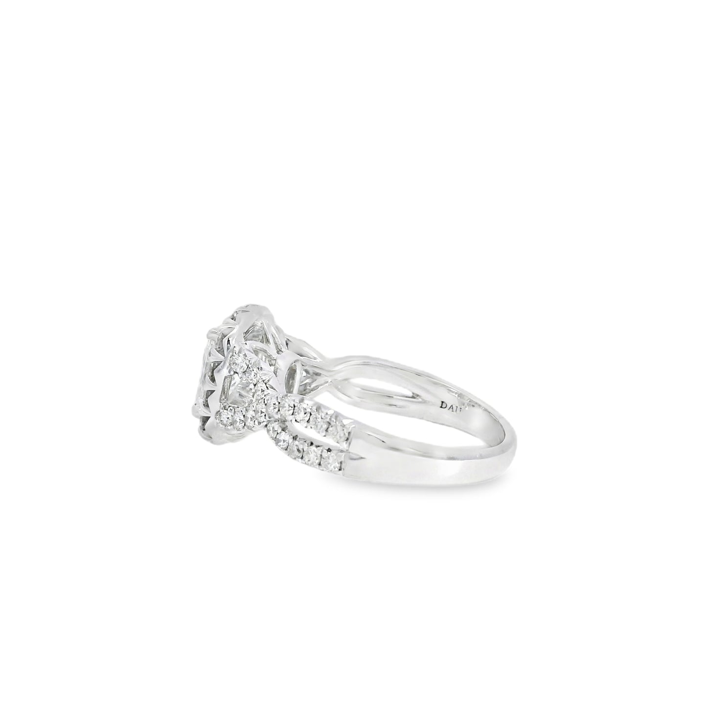18k White Gold GIA Certified 1.01ct Diamond Engagement Ring