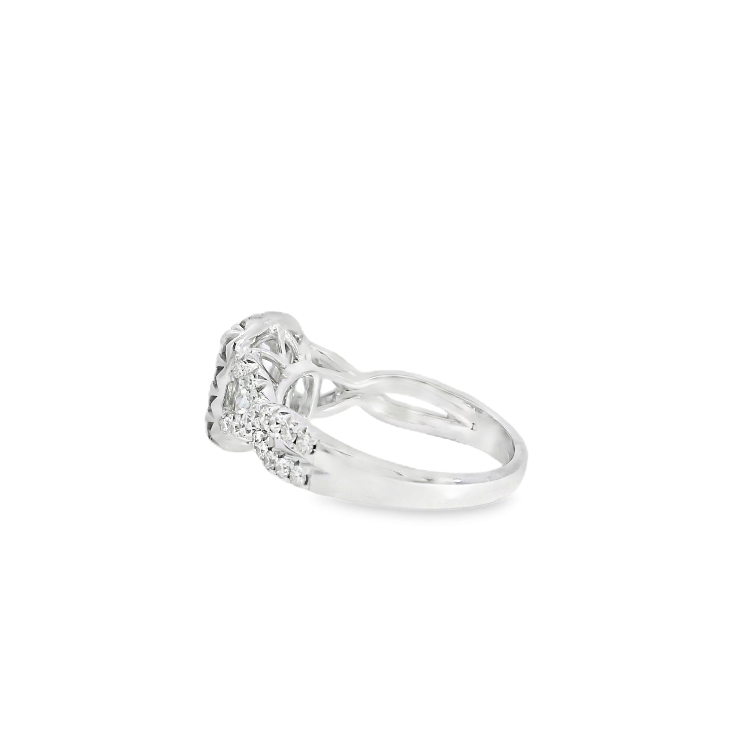 18k White Gold GIA Certified 1.01ct Diamond Engagement Ring