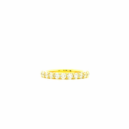 Gabriel & Co. 1.03ctw 14K Yellow Gold Shared Prong Diamond Wedding Band