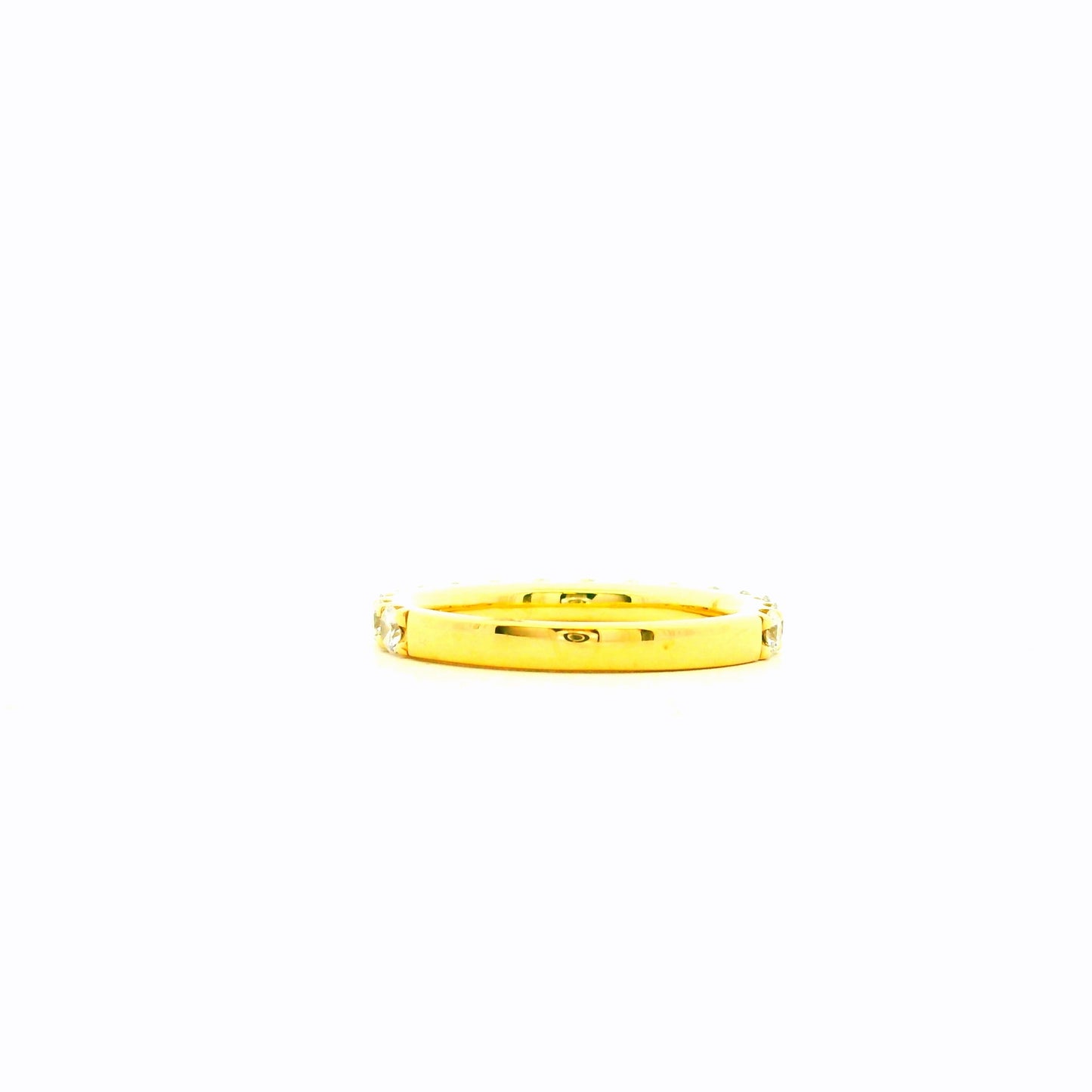 Gabriel & Co. 1.03ctw 14K Yellow Gold Shared Prong Diamond Wedding Band