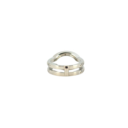 14k White Gold Approximately 0.5ctw Natural Diamond Enhancer Ring