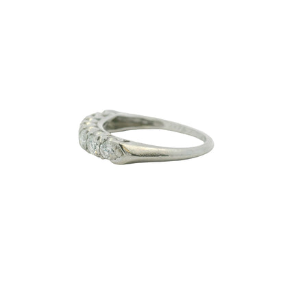 Vintage Platinum 0.70ctw Diamond Ring