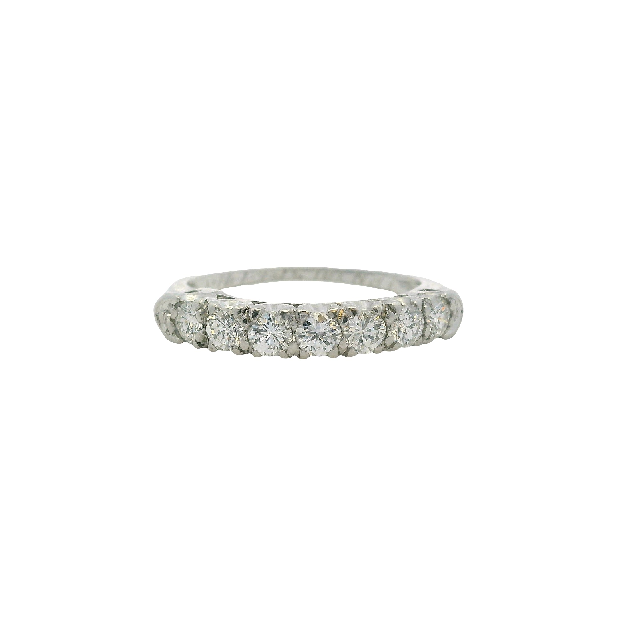 Vintage Platinum 0.70ctw Diamond Ring