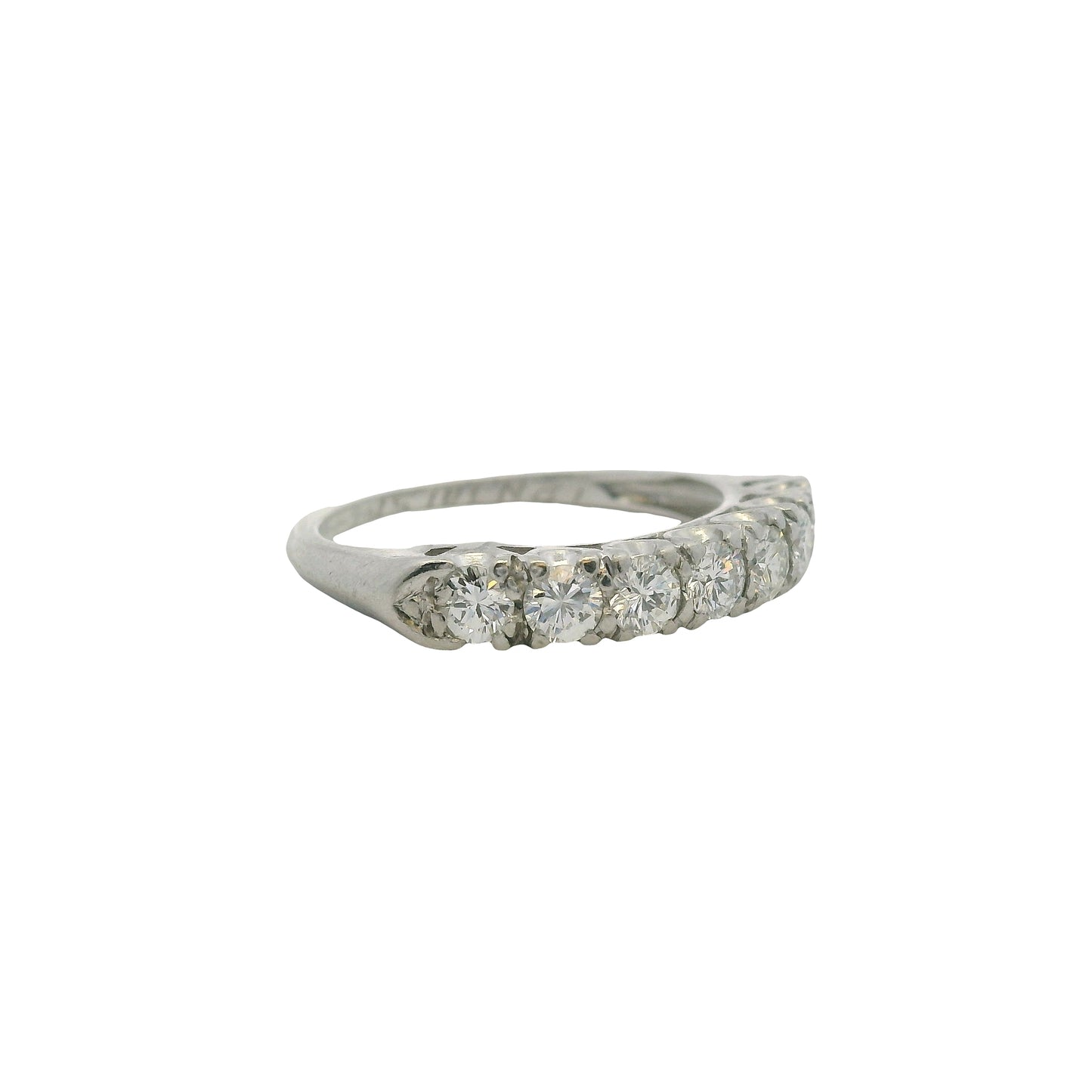 Vintage Platinum 0.70ctw Diamond Ring