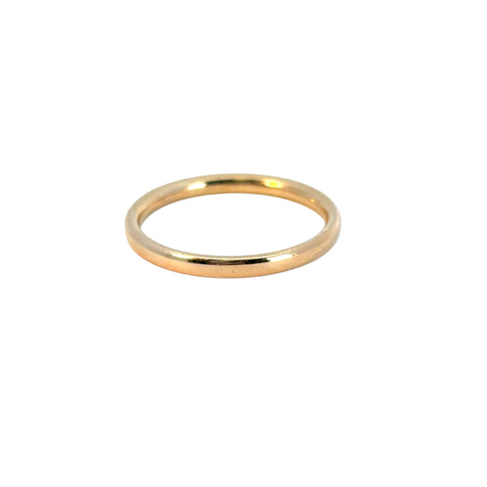 Vintage 14k Yellow Gold Wedding Band Ring