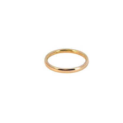 Vintage 14k Yellow Gold Wedding Band Ring