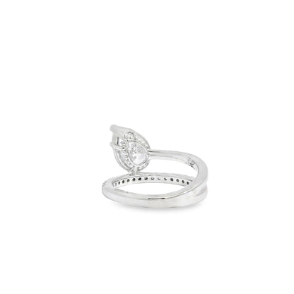 14k White Gold 2.19ct GIA Certified Diamond Engagement Ring