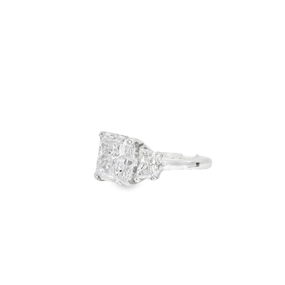 14k White Gold GIA Certified 5.03ct Diamond Engagement Ring