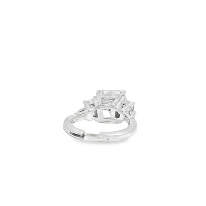 14k White Gold GIA Certified 5.03ct Diamond Engagement Ring