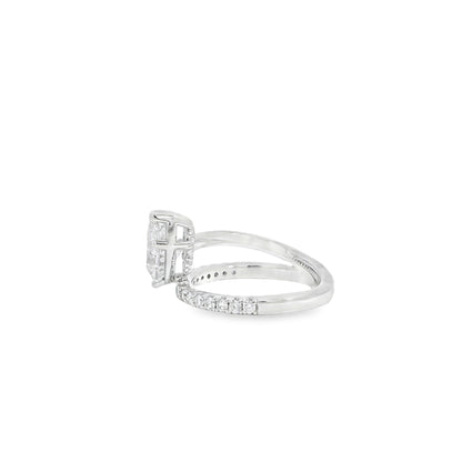 14k White Gold 2.19ct GIA Certified Diamond Engagement Ring