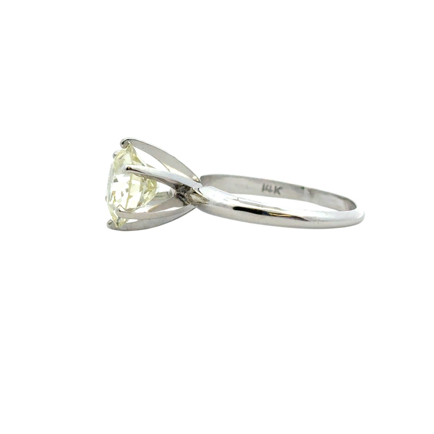14k White Gold 2.9ct Diamond Engagement Ring