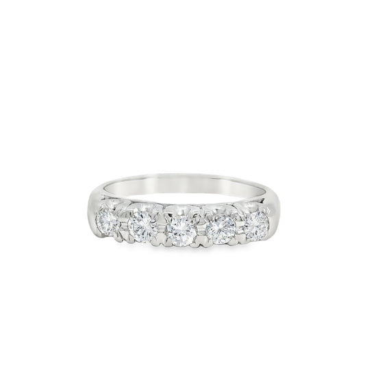 Diamond ring with a white background