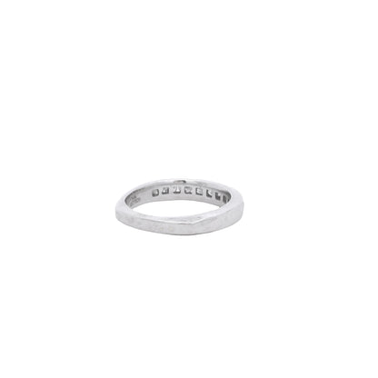 14k White Gold Gabriel &Co 0.54ctw Round Brilliant Cut Diamond Channel-Set Ring