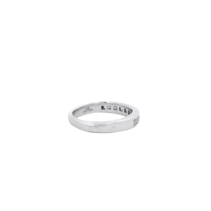 14k White Gold Gabriel &Co 0.54ctw Round Brilliant Cut Diamond Channel-Set Ring
