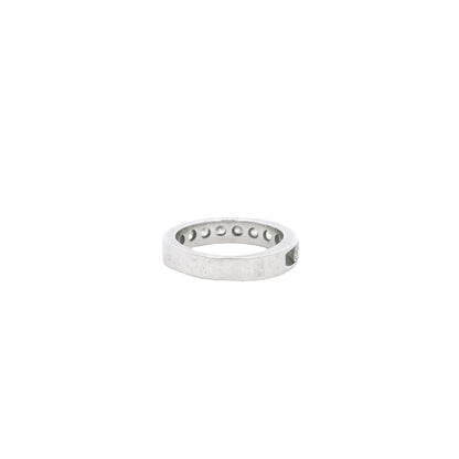 Platinum 0.6ct Round Brilliant Diamond 10 Stone Channel Set Ring