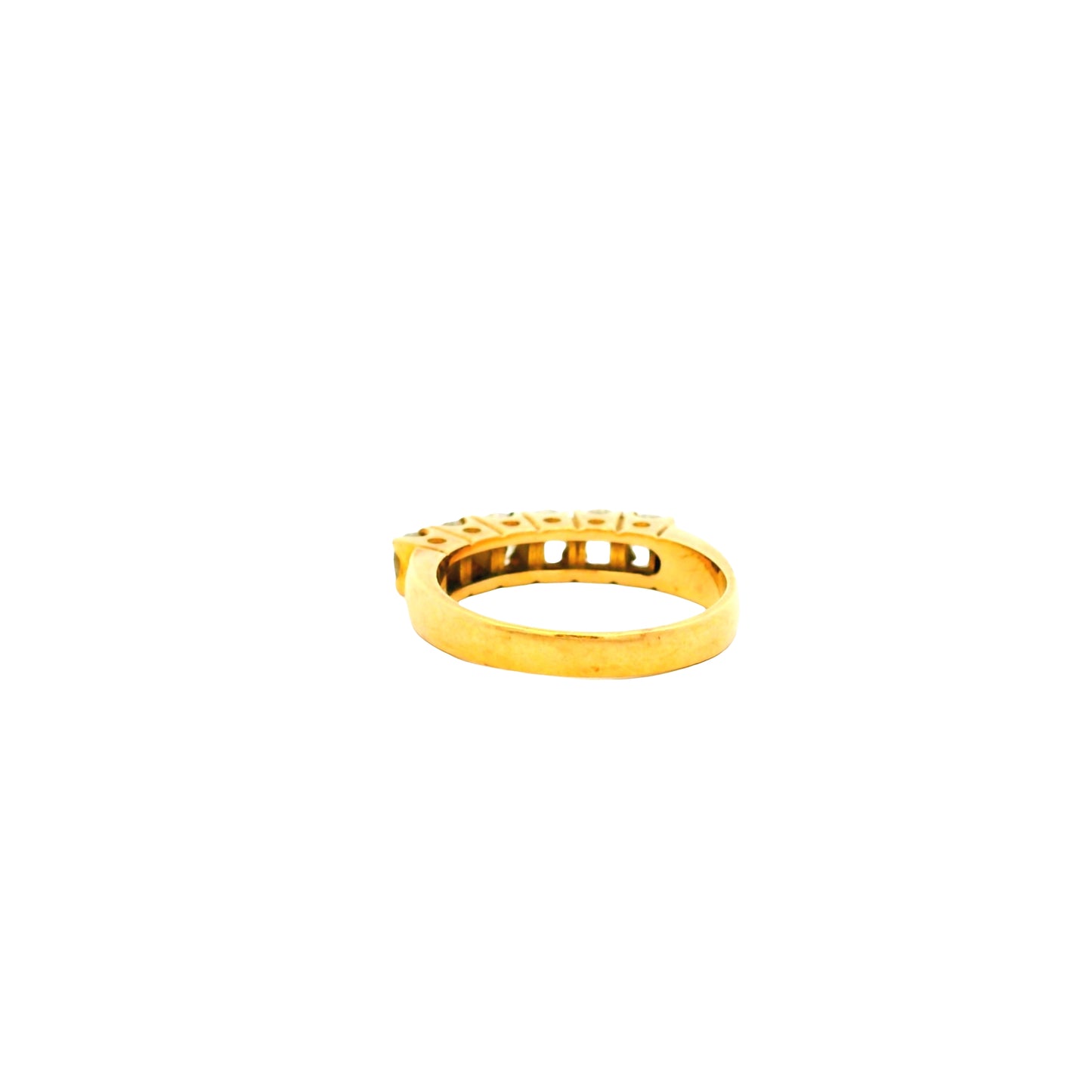 18k Yellow Gold 1.02ct Featuring Six-Stones Prong-set Diamond Ring