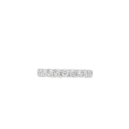 14k White Gold 2.03ct Round Brilliant Diamond Eternity Band