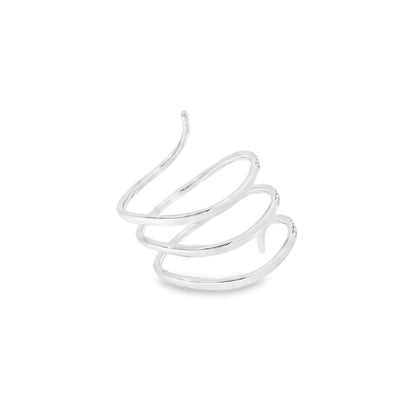 14k White Gold 0.26ctw Round Brilliant Diamonds in a Wrap Ring