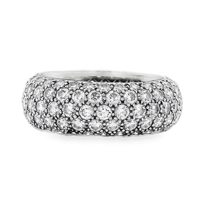 Tiffany&co Platinum 3.30ctw 'Soleste' Diamond Band Ring