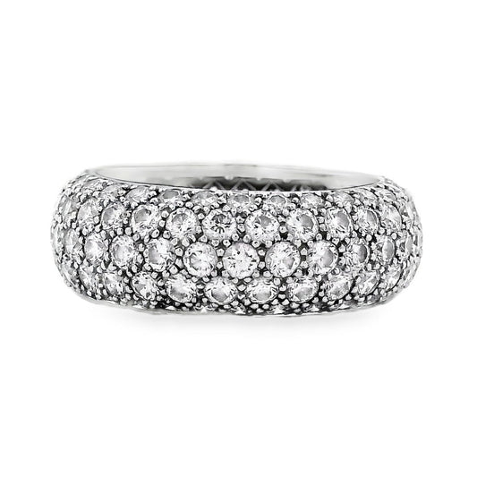 Tiffany&co Platinum 3.30ctw 'Soleste' Diamond Band Ring