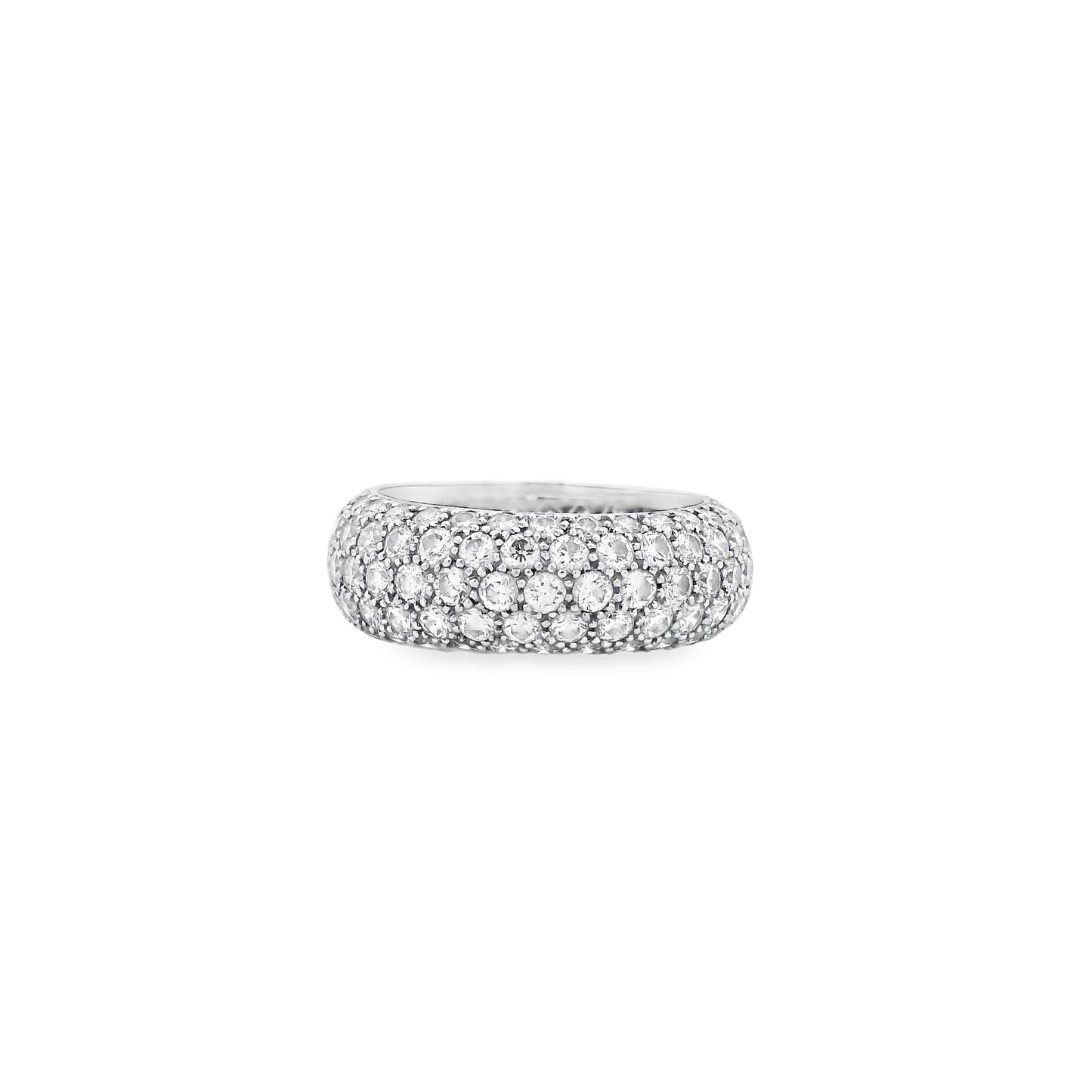 Tiffany&co Platinum 3.30ctw 'Soleste' Diamond Band Ring