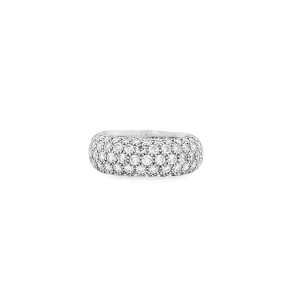 Tiffany&co Platinum 3.30ctw 'Soleste' Diamond Band Ring