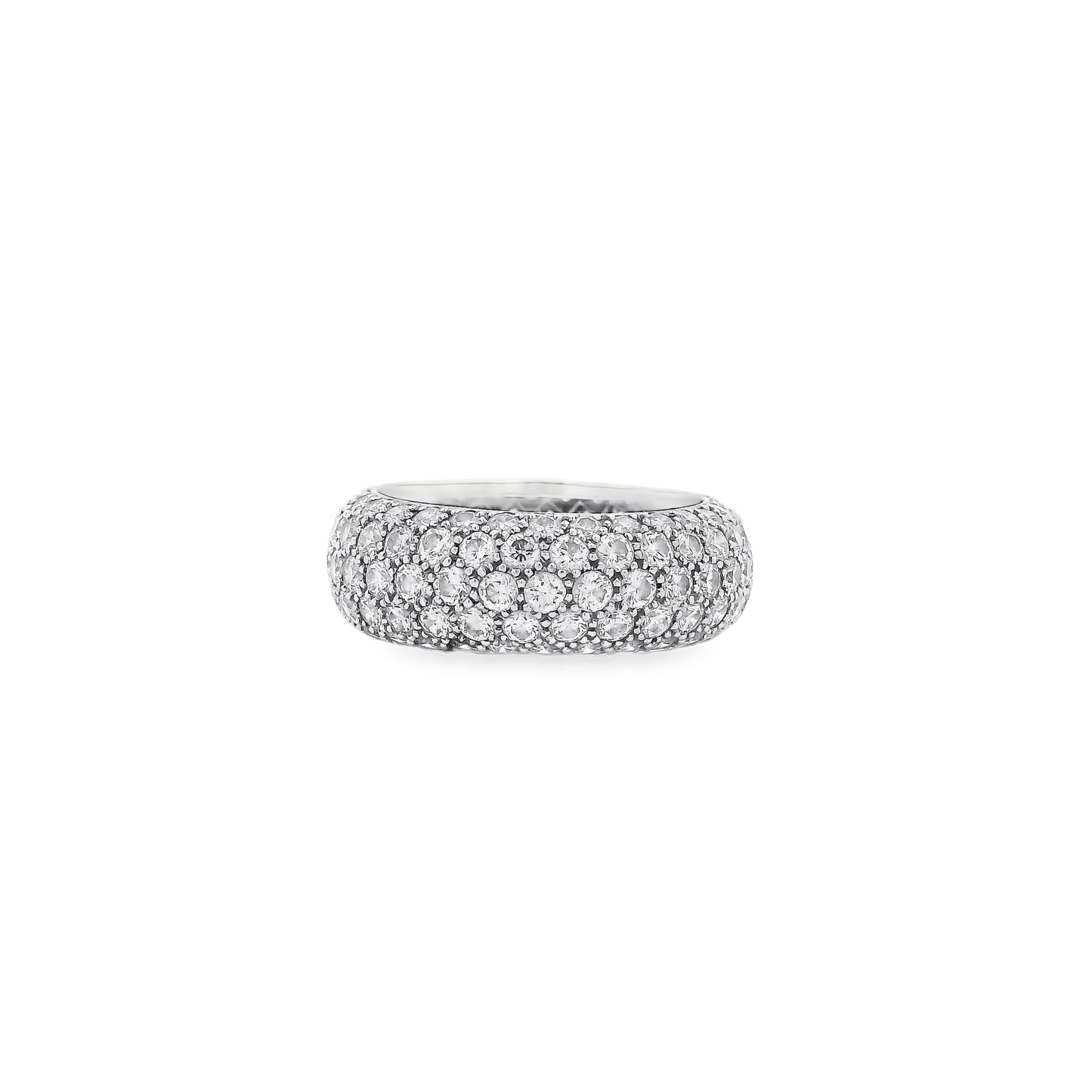 Tiffany&co Platinum 3.30ctw 'Soleste' Diamond Band Ring
