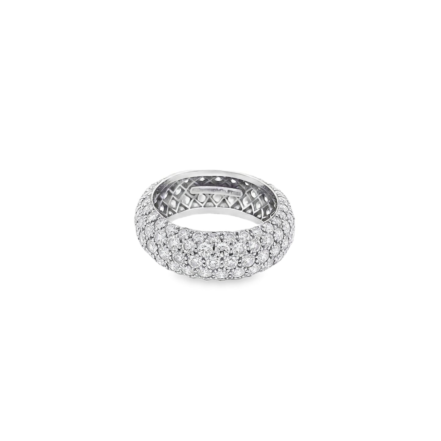 Tiffany&co Platinum 3.30ctw 'Soleste' Diamond Band Ring