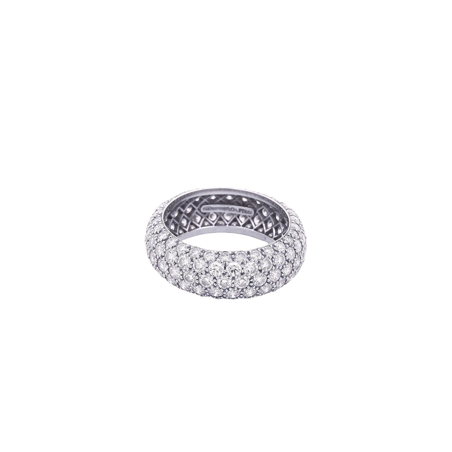 Tiffany&co Platinum 3.30ctw 'Soleste' Diamond Band Ring