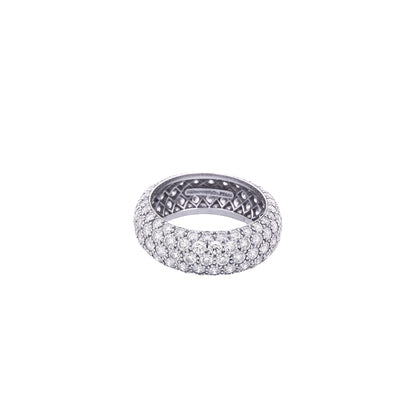 Tiffany&co Platinum 3.30ctw 'Soleste' Diamond Band Ring