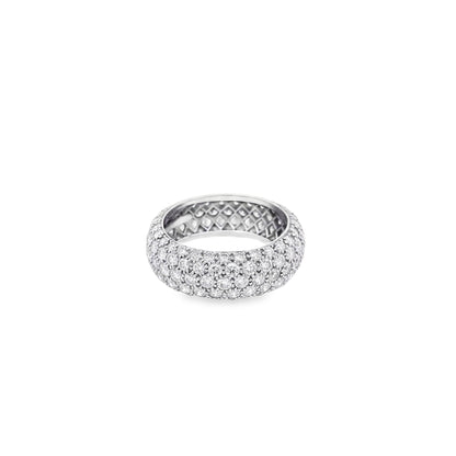 Tiffany&co Platinum 3.30ctw 'Soleste' Diamond Band Ring