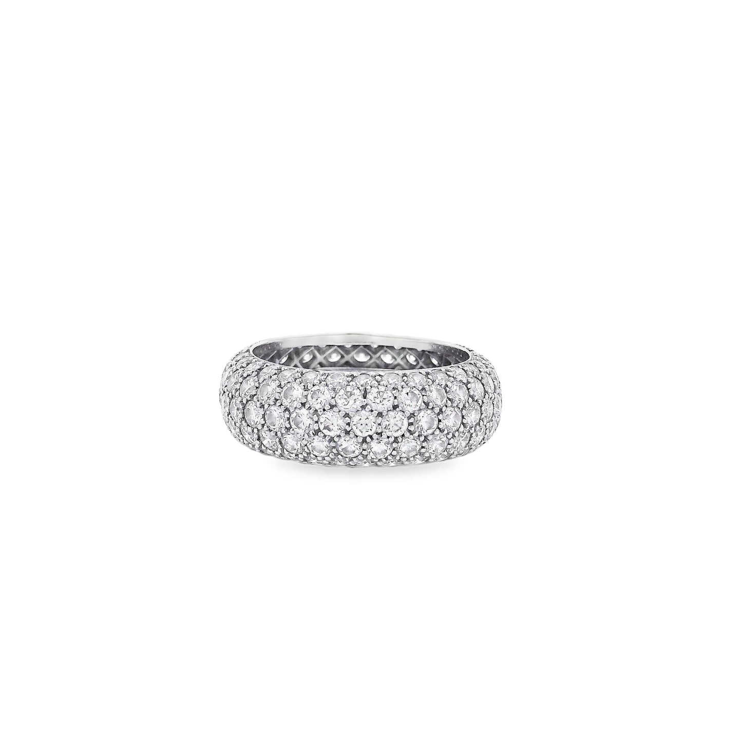 Tiffany&co Platinum 3.30ctw 'Soleste' Diamond Band Ring