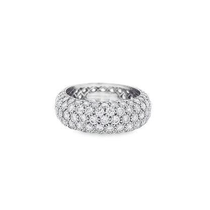 Tiffany&co Platinum 3.30ctw 'Soleste' Diamond Band Ring