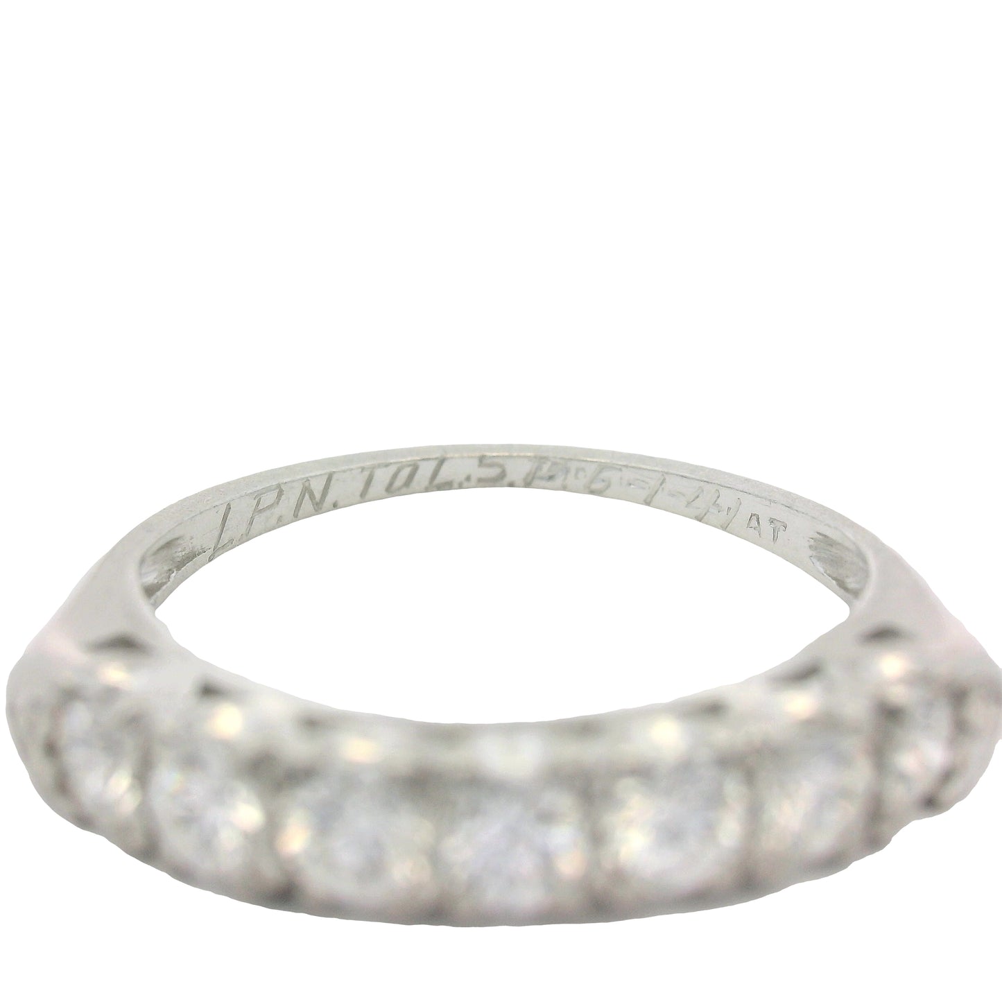 Vintage Platinum 0.70ctw Diamond Ring